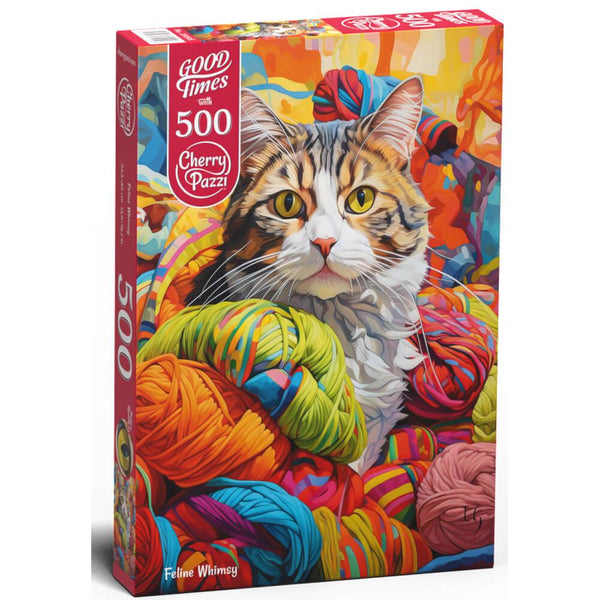 Cherry Pazzi 20098 Feline Whimsy 500pc Jigsaw Puzzle