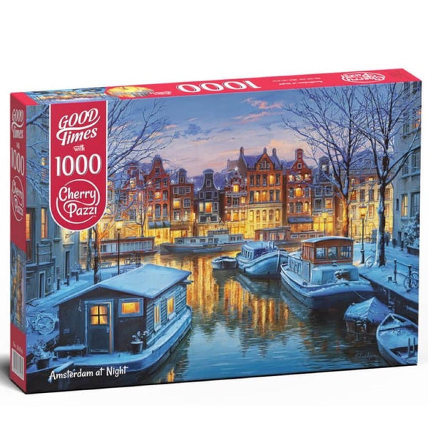 Cherry Pazzi 30264 Amsterdam at Night 1000pc Jigsaw Puzzle