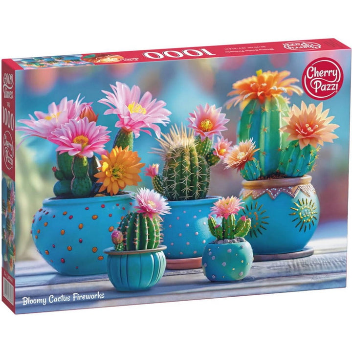 Cherry Pazzi 30868 Bloomy Cactus Fireworks 1000pc Jigsaw Puzzle
