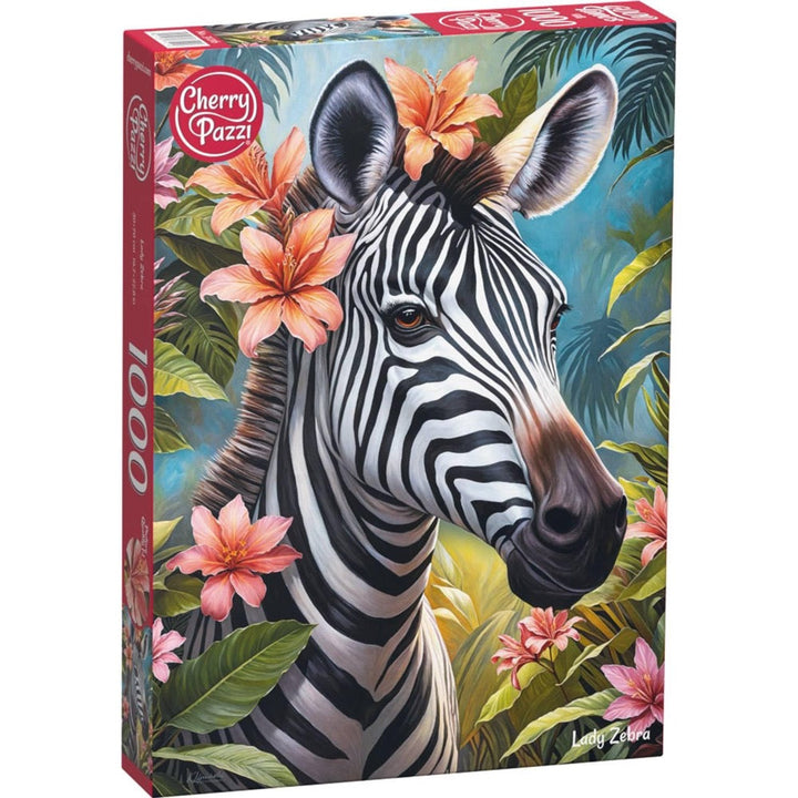 Cherry Pazzi 31216 Lady Zebra 1000pc Jigsaw Puzzle