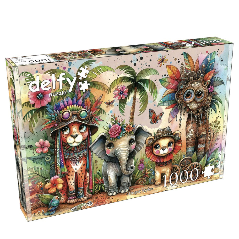Delfy Tropic Style 1000pc Jigsaw Puzzle – Weekend Hub