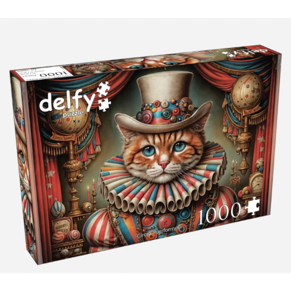 Delfy Circus Purrformer 1000pc Jigsaw Puzzle