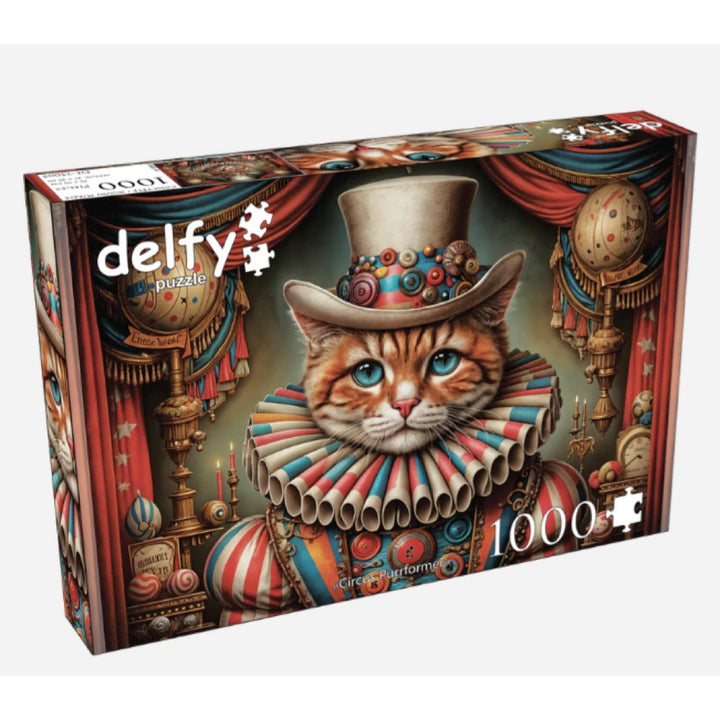 Delfy Circus Purrformer 1000pc Jigsaw Puzzle