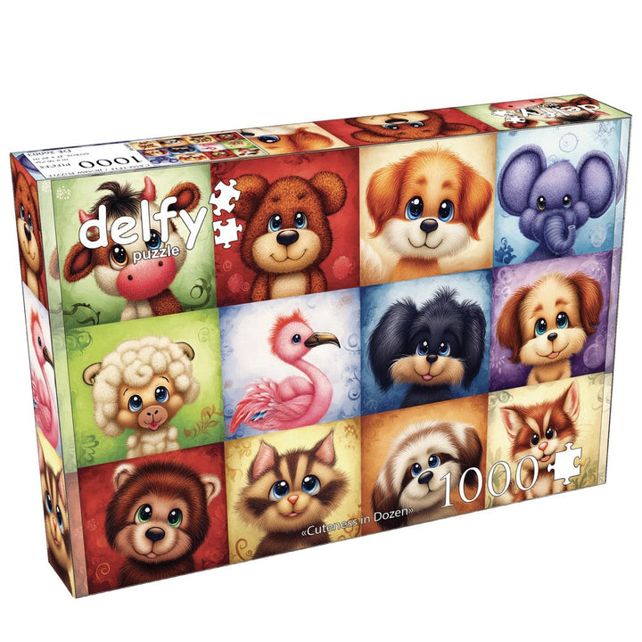 Delfy Cuteness In Dozen 1000pc Jigsaw Puzzle