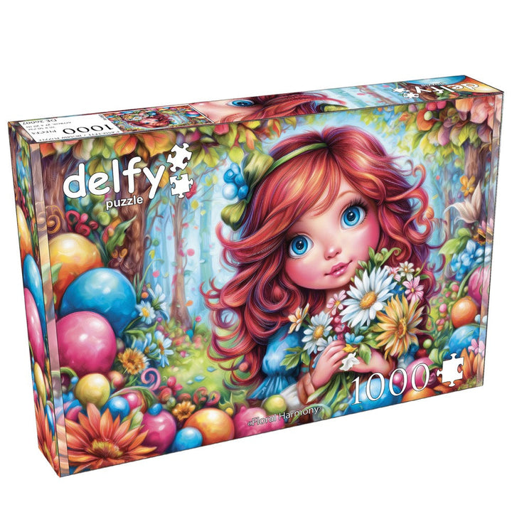 Delfy Floral Harmony 1000pc Jigsaw Puzzle