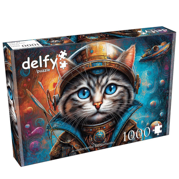Delfy Interstellar Meowments 1000pc Jigsaw Puzzle