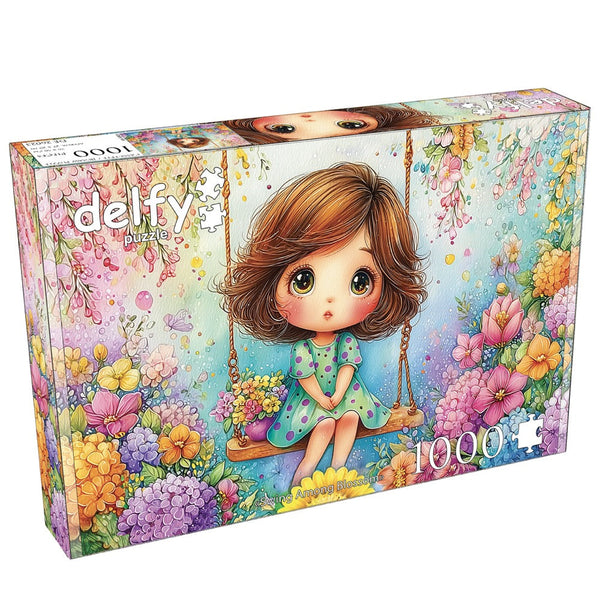Delfy Swing Among Blossoms 1000pc Jigsaw Puzzle