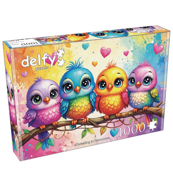 Delfy Tweeting In Harmony 1000pc Jigsaw Puzzle
