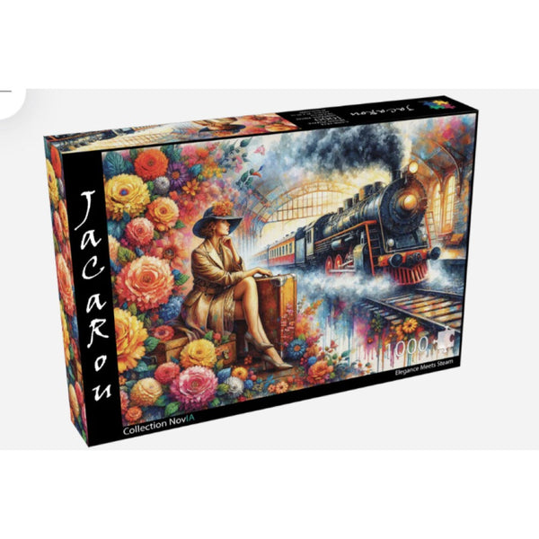 JaCaRou Elegance Meets Steam 1000pc Jigsaw Puzzle