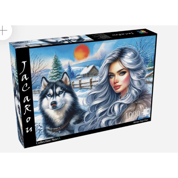 JaCaRou Winter Days Duo 1000pc Jigsaw Puzzle