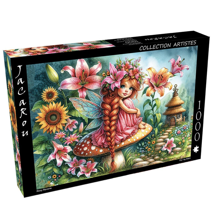 JaCaRou Rosy Reverie 1000pc Jigsaw Puzzle