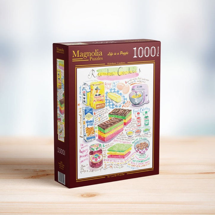 Magnolia 3313 Rainbow Cookies 1000pc Jigsaw Puzzle