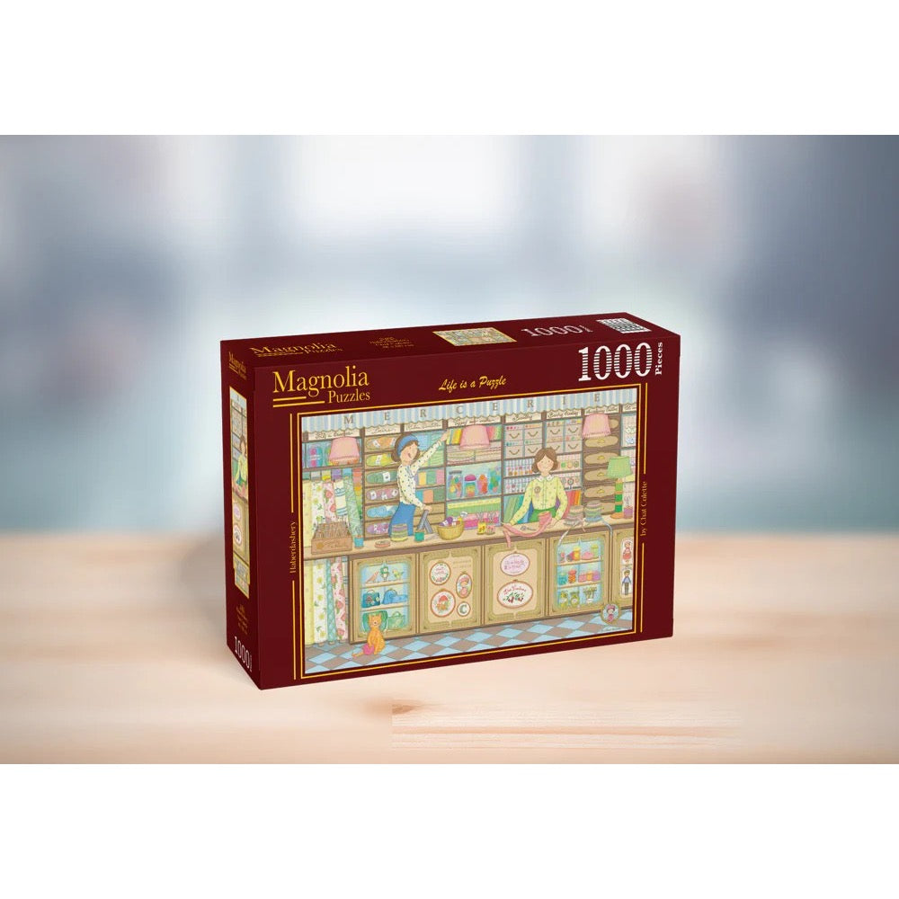【DISCERNMENT】Sydney puzzle MTM Magnolia 3485 Haberdashery The Cat Colette 1000pc Jigsaw