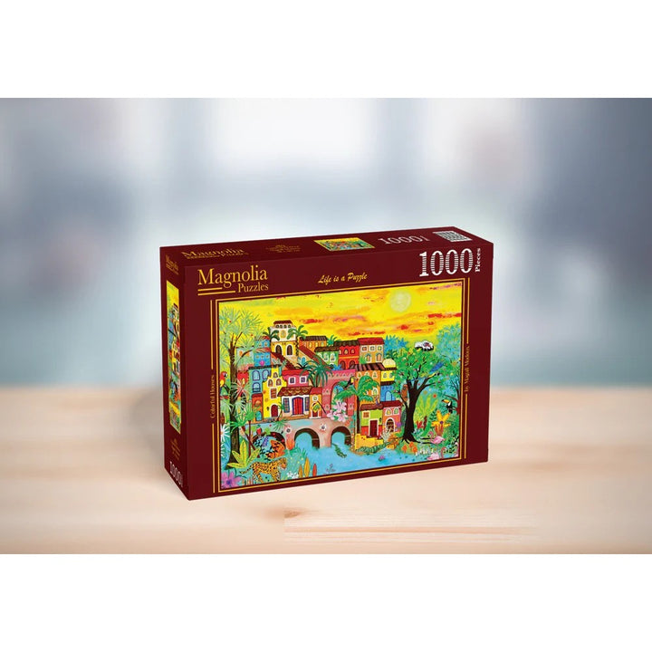 Magnolia 4103 Houses in the Forest 1000pc Jigsaw Puzzle