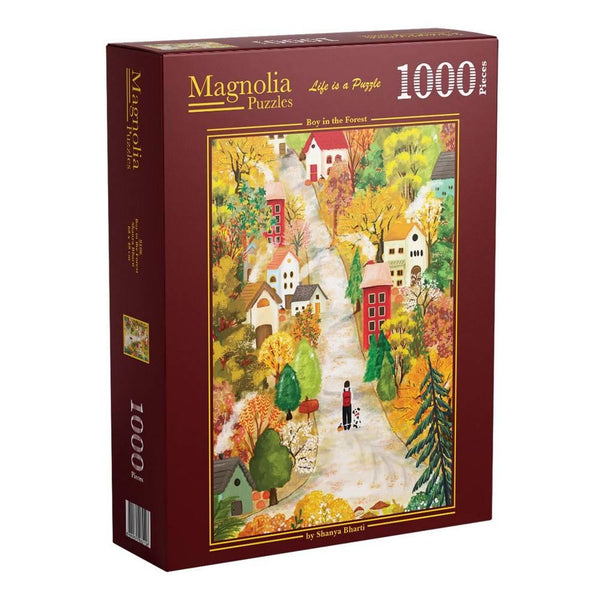 Magnolia 9106 Boy In The Forest Shanya Bharti 1000pc Jigsaw Puzzle