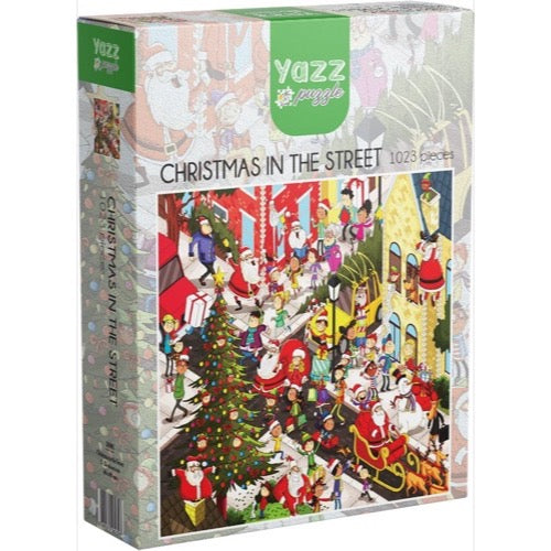 Yazz 3890 Christmas In The Street 1023pc Jigsaw Puzzle