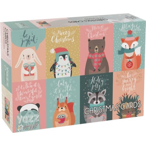 Yazz 3895 Christmas Cards 1000pc Jigsaw Puzzle