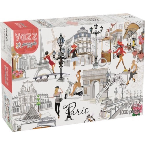 Yazz 3898 Paris 1000pc Jigsaw Puzzle