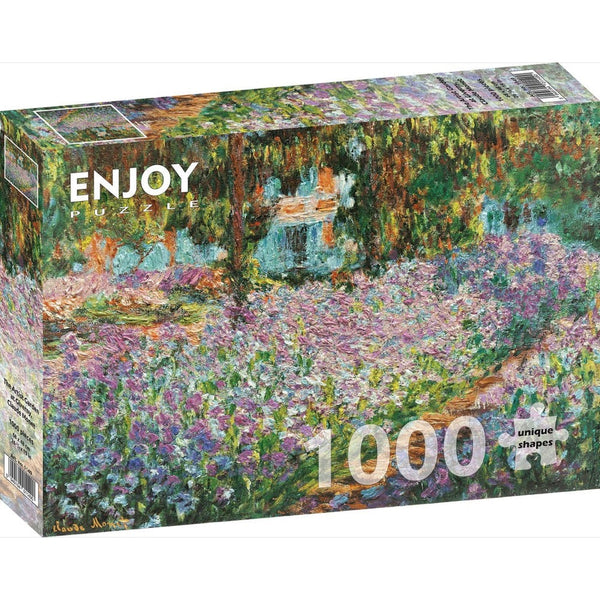Enjoy Claude Monet The Artist Garden at Giverny 1000pc Jigsaw Puzzle